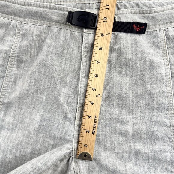 VTG Gramicci Cargo Shorts Men’s Large Gray Baggy Nylon USA Made Climbing Outdoor - Picture 16 of 16